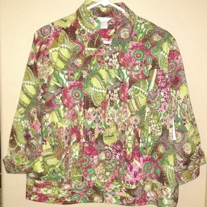 Christopher Banks Lightweight Colorful Jacket XL